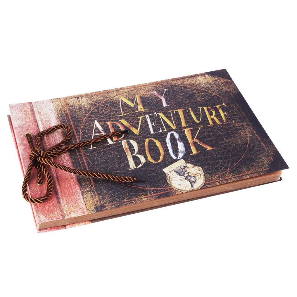 Album Photo Vintage "My Adventure Book Up Family" - Fait Main, 40/80 Pages - Souvenirs Famille Mariage