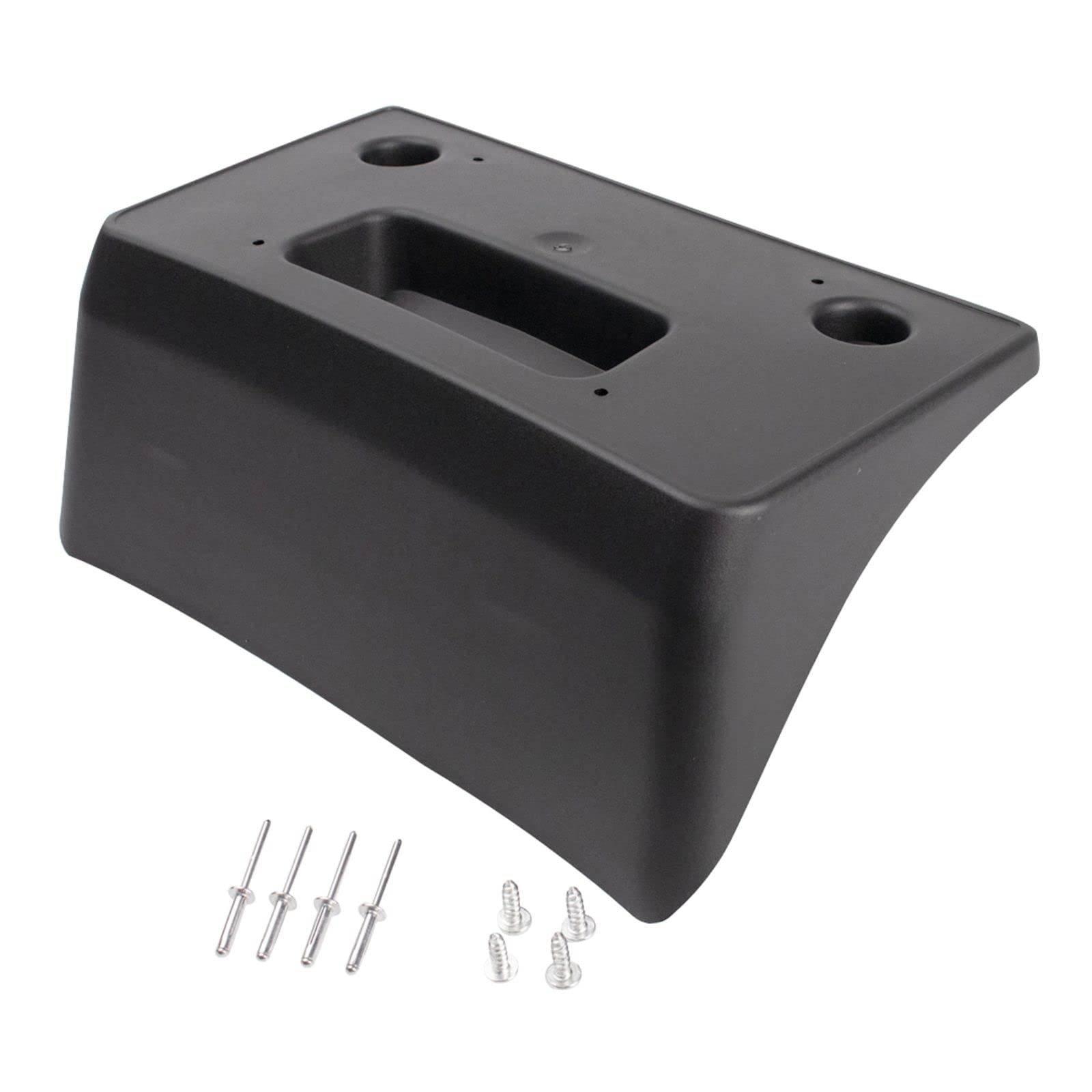 Front License Plate Bracket Black Compatible with 2015-2020 Chevrolet Colorado GM1068163