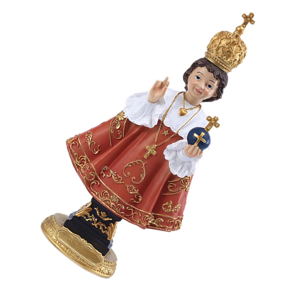 Statua di Gesù in Resina, Ornamento Religioso per Preghiera e Camere