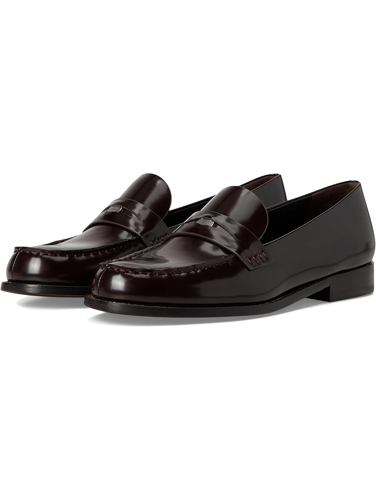 Brown Tory Burch Classic Penny Loafer