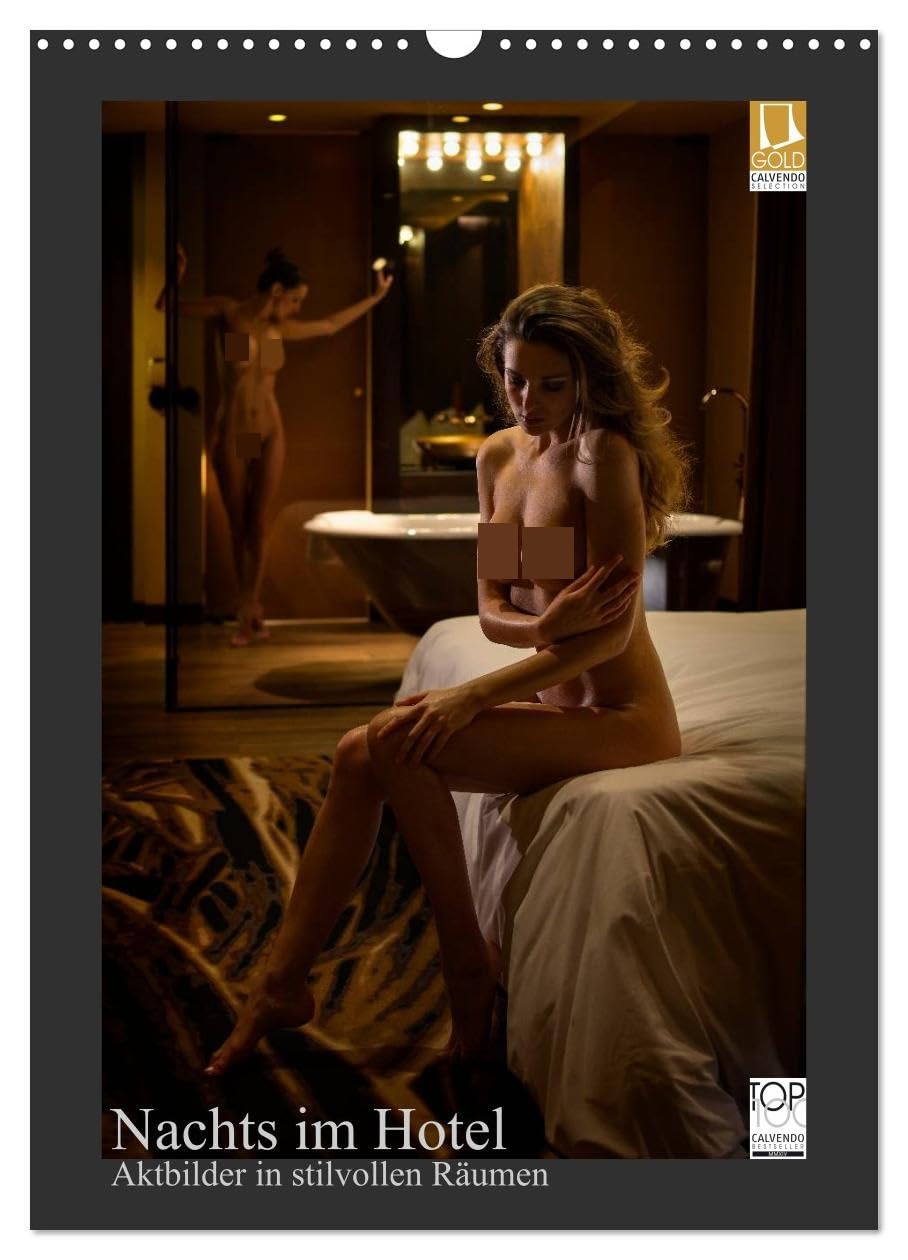 At night in the hotel UK-Version (Wall Calendar 2026 DIN A3 Portrait), CALVENDO 12 Month Wall Calendar โ image 1
