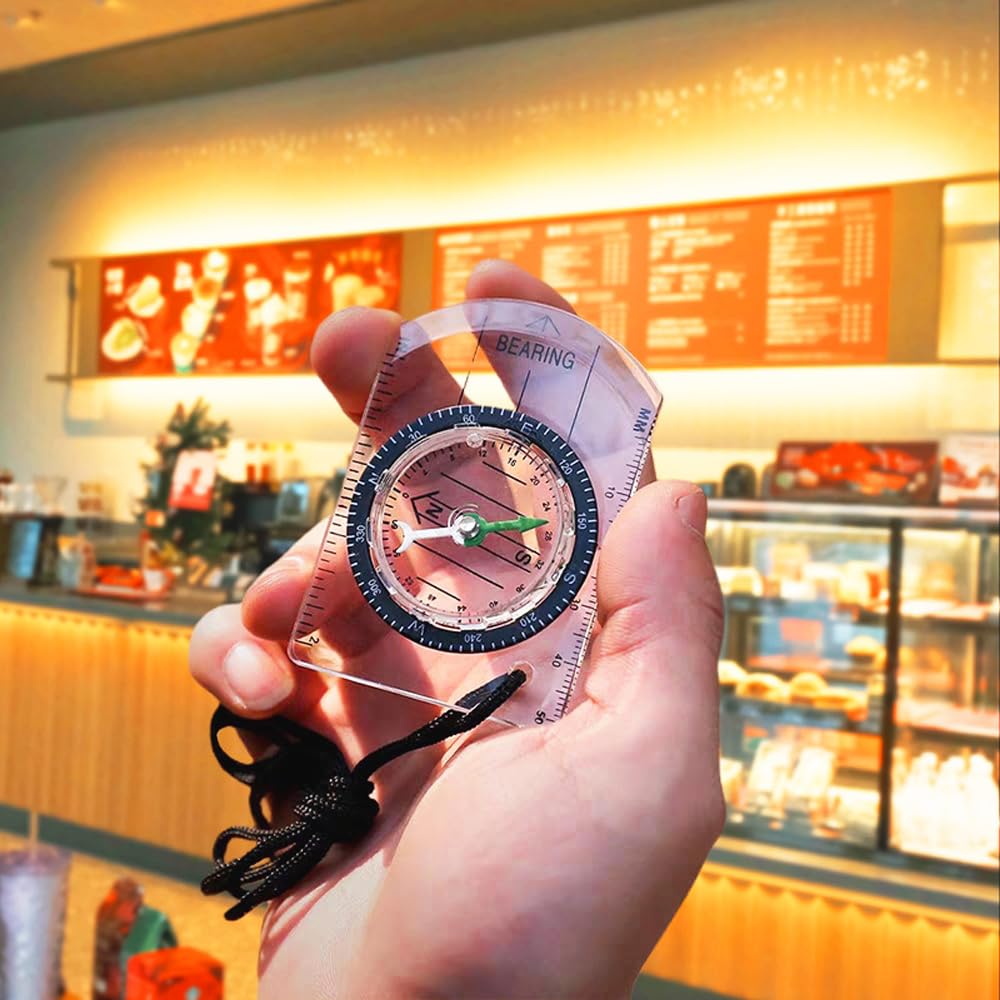 BOSOIRSOU 12pcs Orienteering Compass Set - Waterproof, Map Compass for Hiking, Backpacking, Camping, Kids, Travelling - Image 8