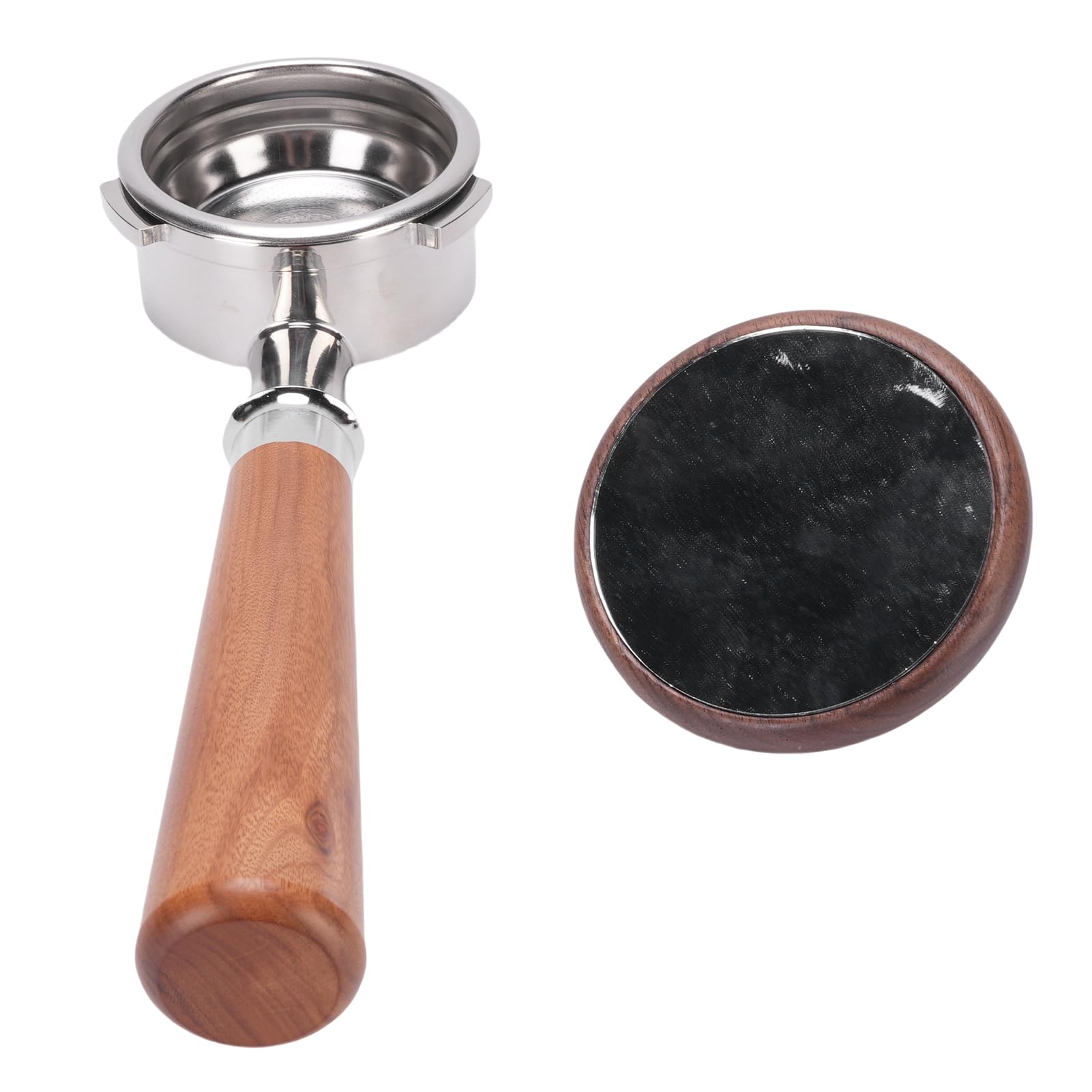 Kaffee-Siebträger, 58 Mm, Universell, ohne, mit Doppeltassen-Filterkorb für Kaffeeliebhaber und Baristas, Stilvolles Design