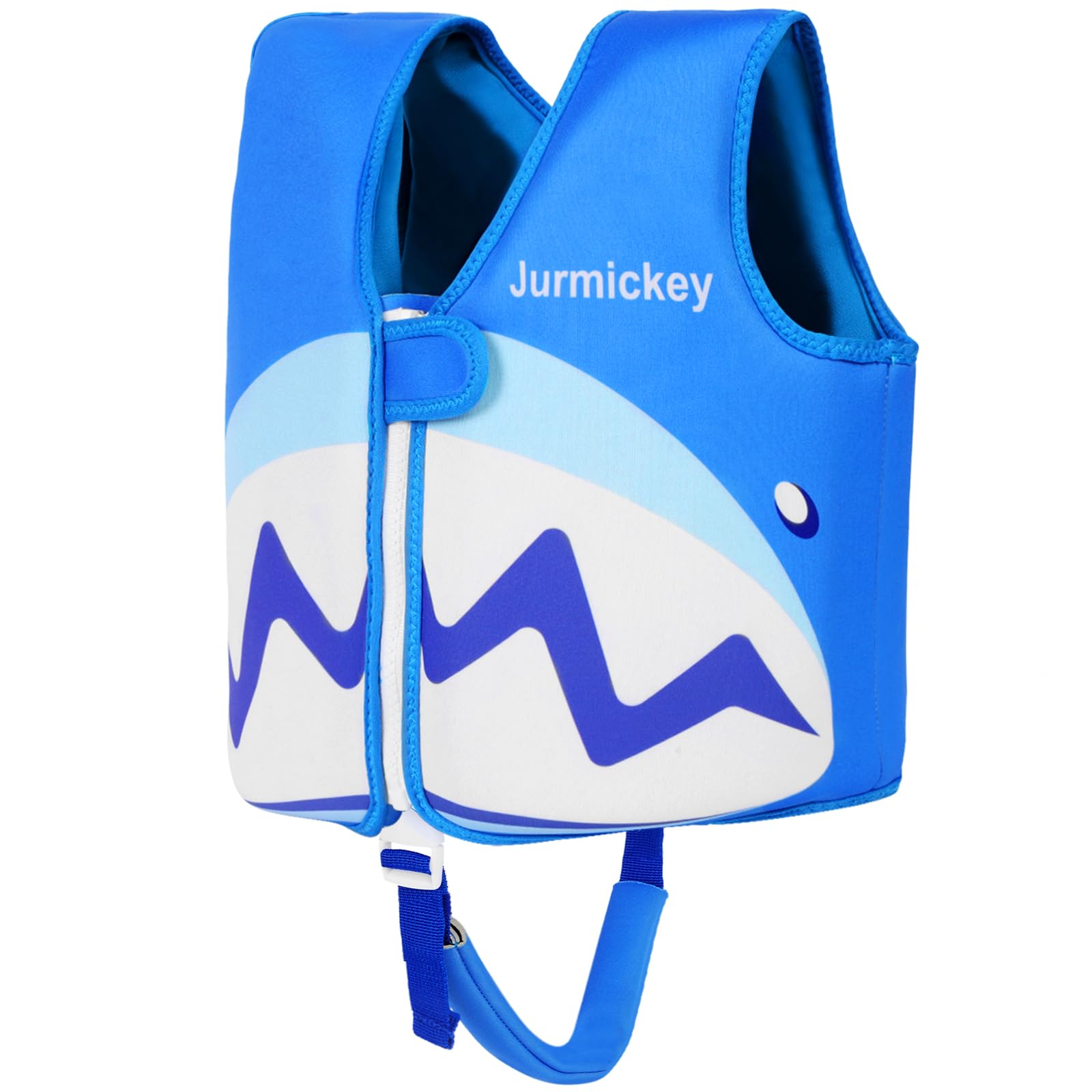 Jurmickey Swim Vest for Toddlers, Kids Swim Vest for Boys Girls with Adjustable Safety Straps, Modern Design Toddler Floaties S-L Age 2-7