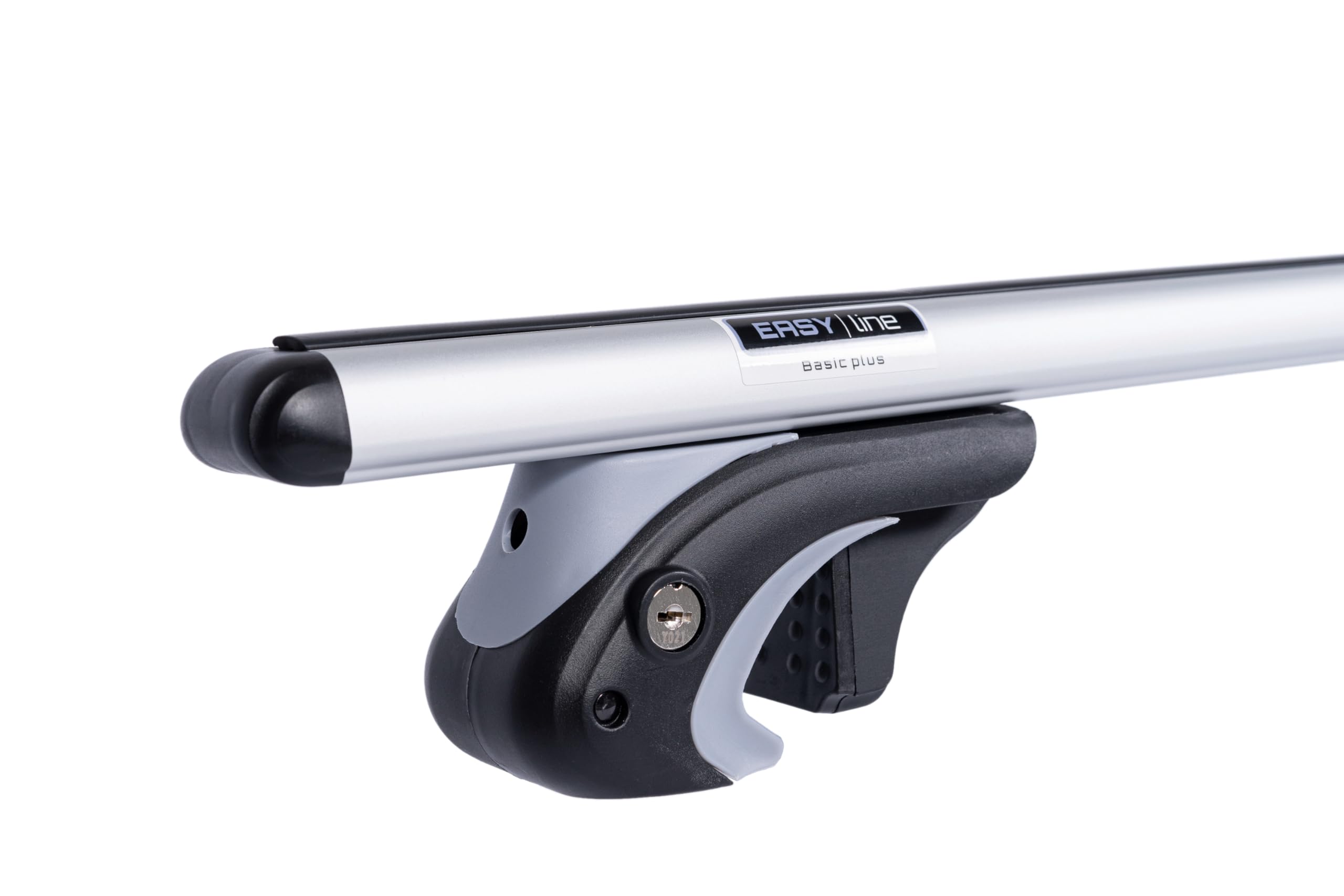 Barres de Toit Easy Line Basic Plus 135 cm Compatible avec Citroen Berlingo II Van 2008-2018 avec Barres longitudinales Ouvertes, verrouillable, 90 kg