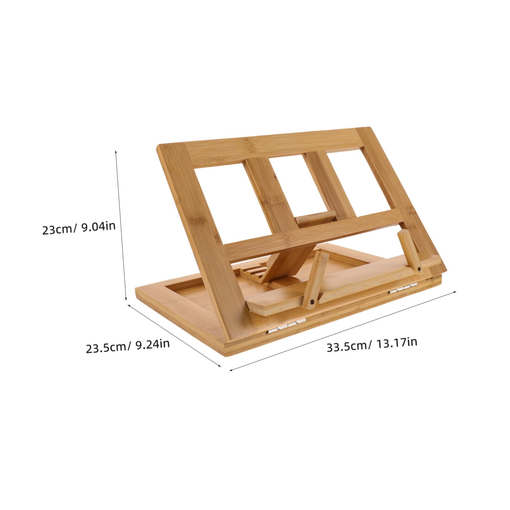Toyvian Supporto Musicale Per Libri e Partiture Struttura Robusta e Versatile Per Pianoforte Chitarra e Lettura Stand Da Tavolo Per Musica e Testi Naturale