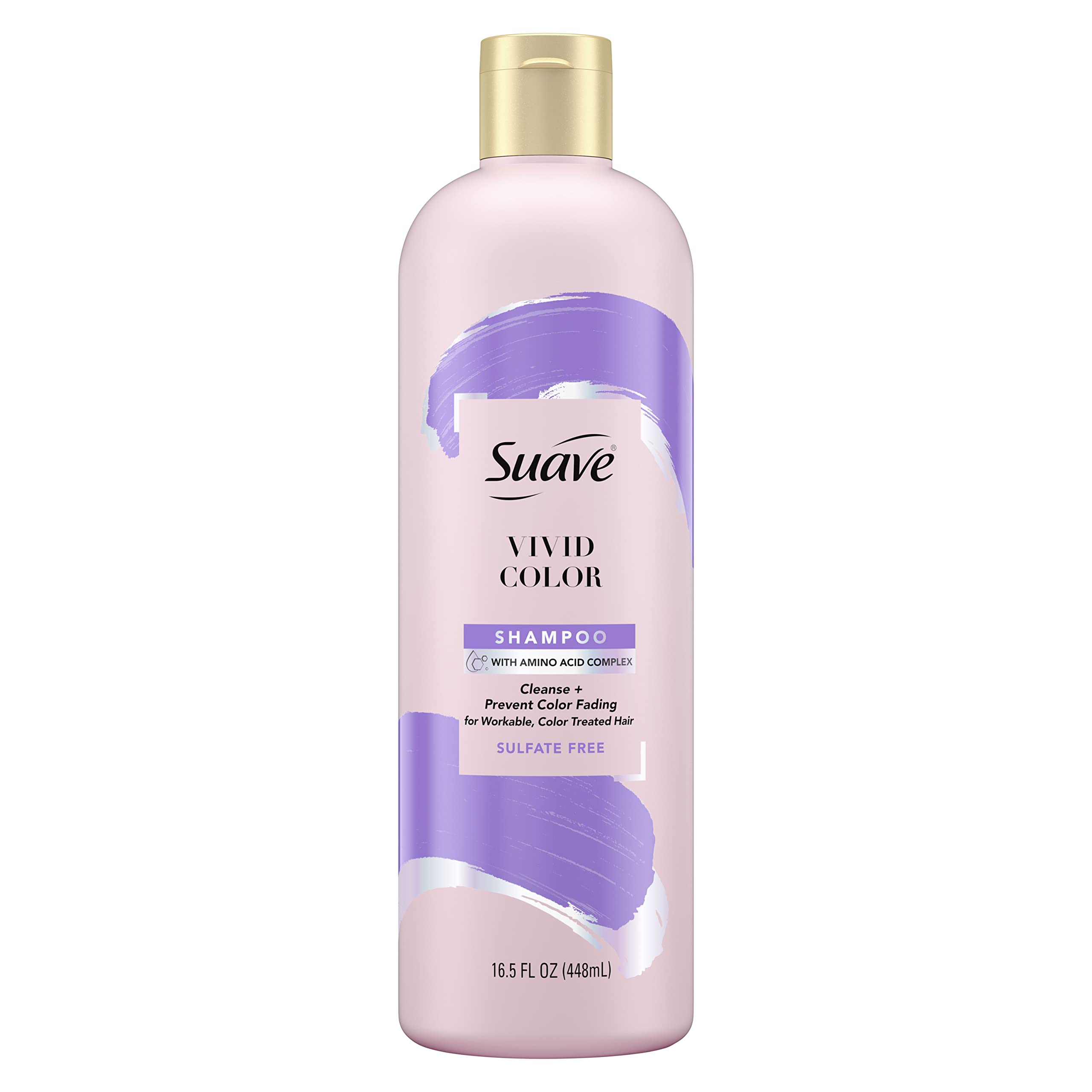 Amazon.com : Suave Pink Shampoo For Color Treated Hair Vivid Color