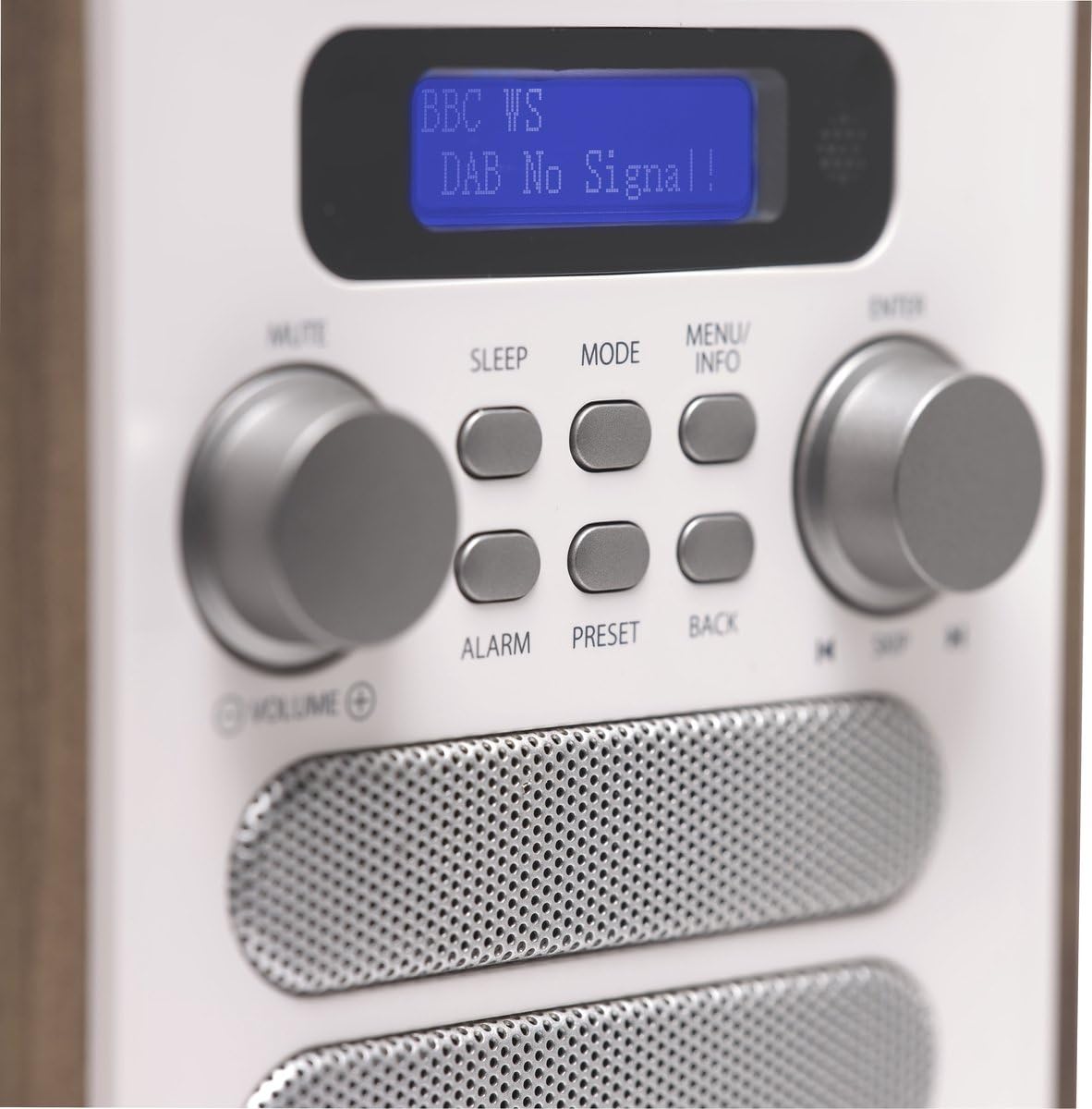 Denver DAB-48WHITE DAB + Radio Mit integriertem FM-Radio und Bluetooth-Funktion