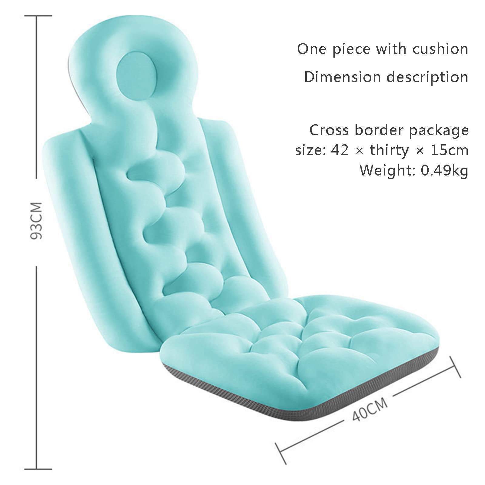 【新品未使用】SEPARATE BATH&TODAYFUL Cushion Amazon.com: Full Body Bath Pillow for Bathtub, Thick Bathtub