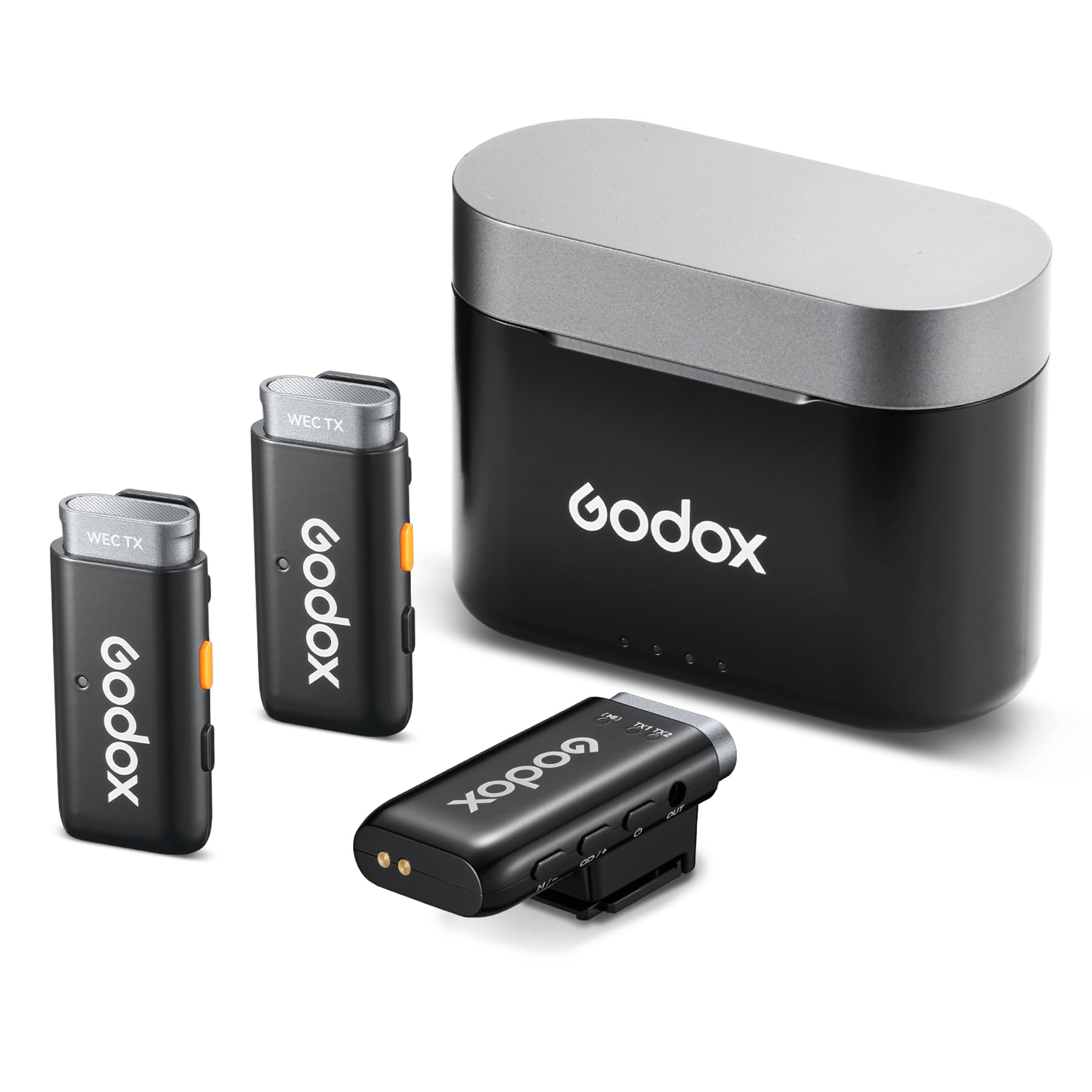 Amazon.com: GODOX WEC-S Kit Wireless Lavalier Microphone, 8H