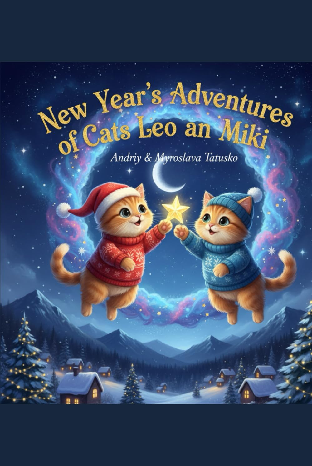New Year's Adventures of Cats Leo and Miki