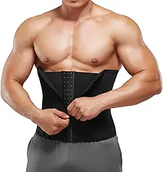 Modelador de cintura masculino modelador de cintura para homens espartilho modelador corporal cinta controle de barriga envoltório de estômago
