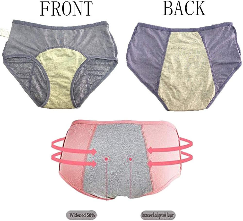 Miniatura 2 de Calzón para mujer para período menstrual Ropa Interior Protectora para período menstrual de Jacquard de limpieza fácil