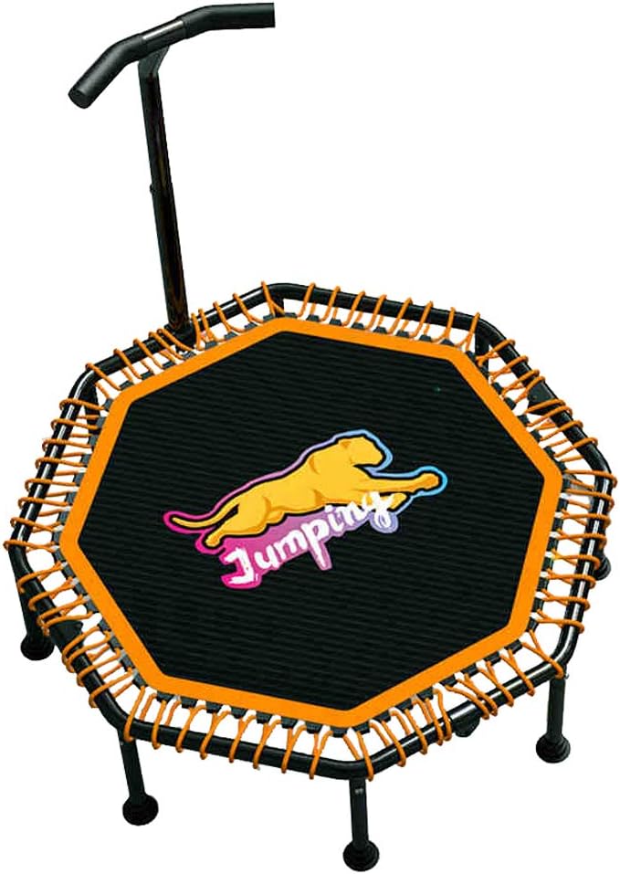 trampolino fitness per adulti con maniglia