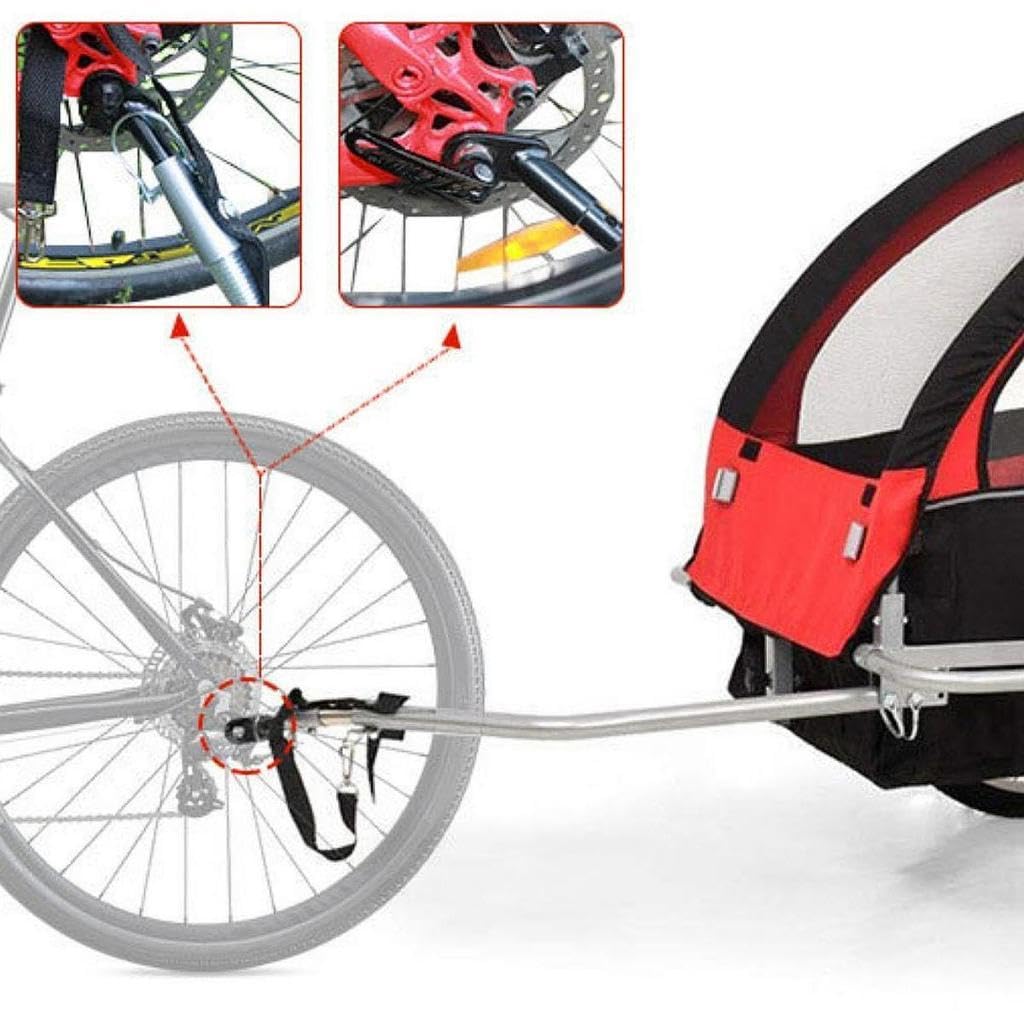 Attelage Vélo Attelage Remorque Vélo - Compatible Schwinn - Acier Robuste Remplacement Remorque Enfant