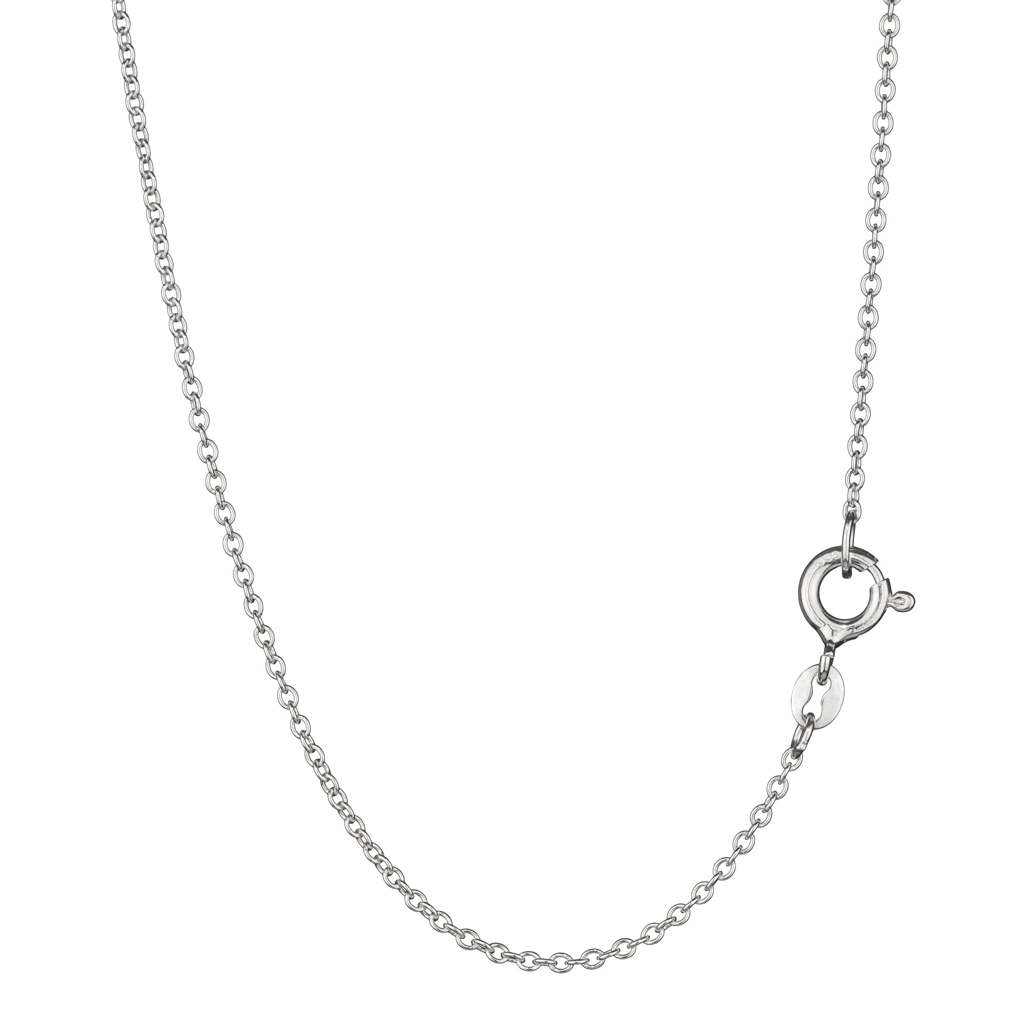 NKlaus Catena A Piselli Rotonda In Argento 925 - Lunghezza 70 Cm, Larghezza 2,5 Mm, Elegante E Semplice, Gioiello Per Donne E Uomini