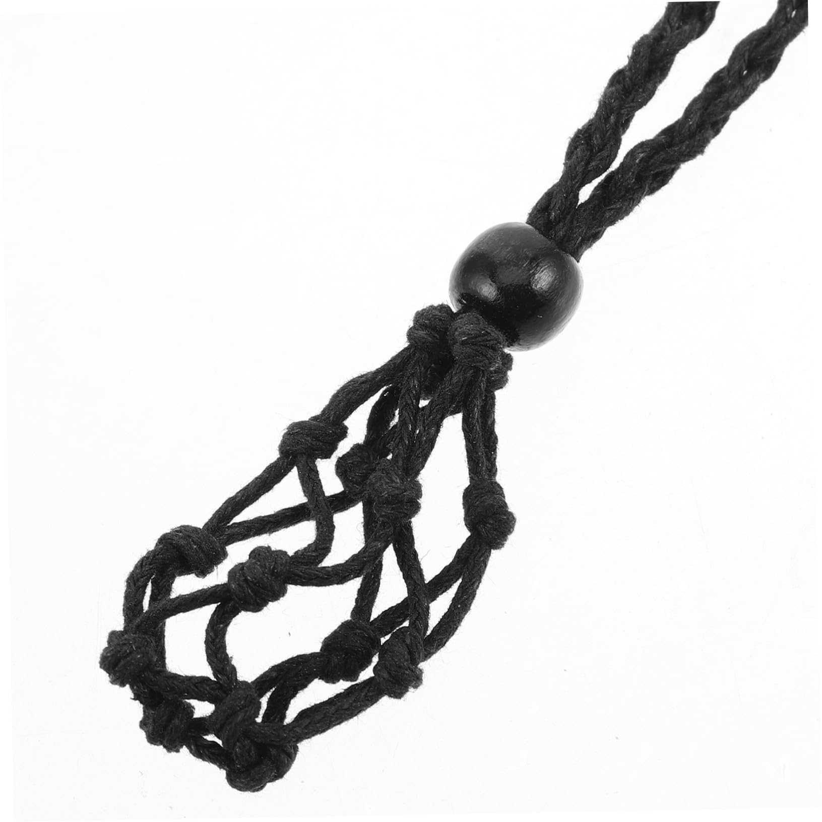 Cordino Regolabile per Collana Ciondolo Nero 24 Pezzi | Tessitura Artigianale, Stile Etnico Unico, per Progetti Fai da Te e Forniture per Gioielli