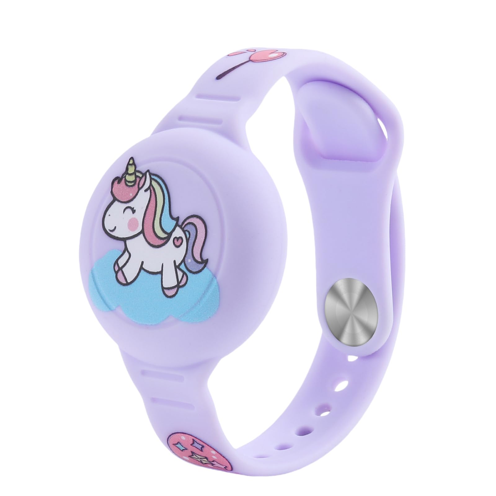 Kinder wasserdicht für Airtag Armband verstellbar verstecktes süßes Einhorn