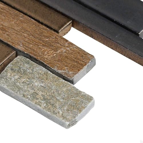 Miniatura 4 de Cobrello Mosaico de malla con patrón entrelazado, 8 piesestuche, (8 piezas)