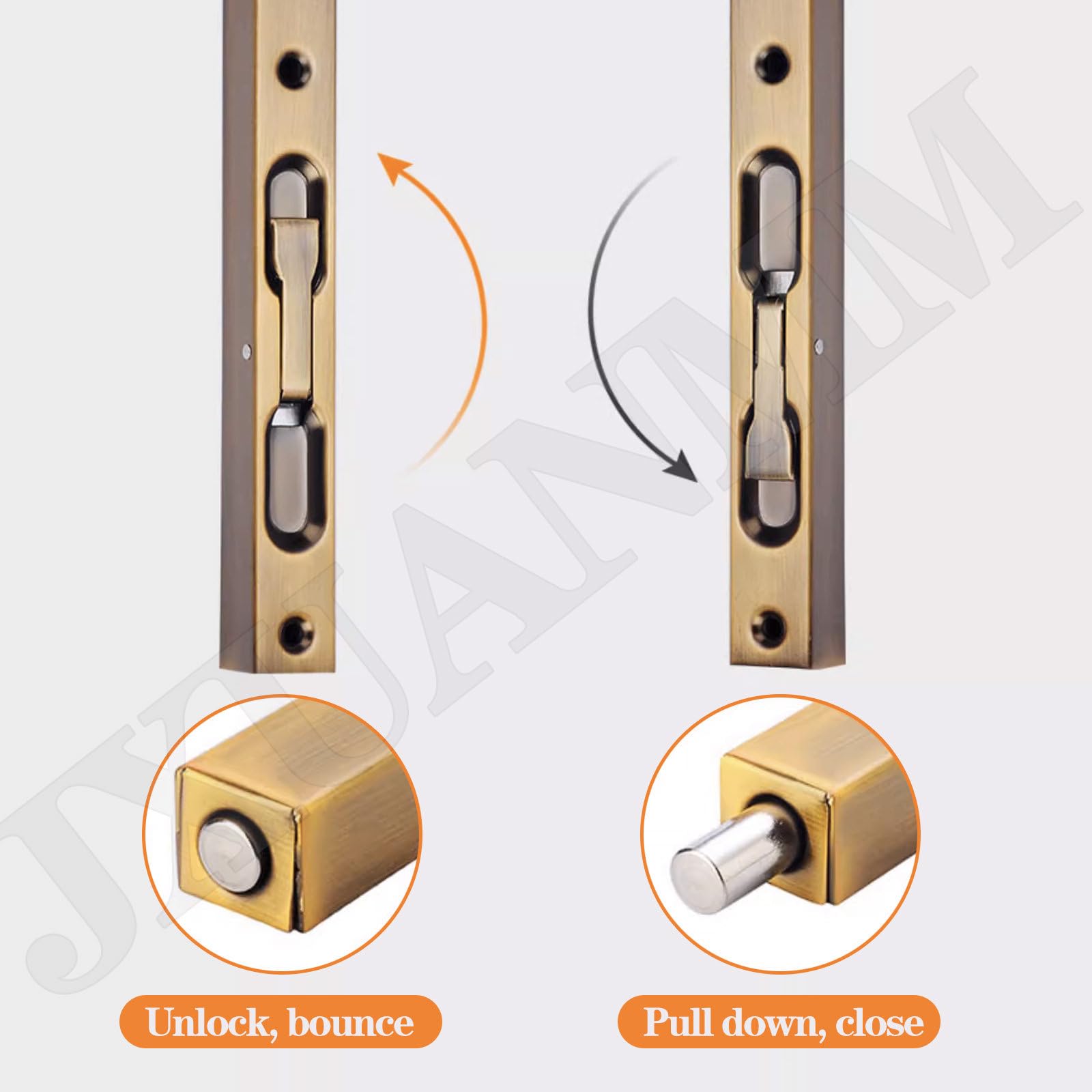 Cerrojo de seguridad resistente con acción de palanca para una mayor protección del hogar, duradero, fácil de instalar, ideal para proteger tu hogar y familia.