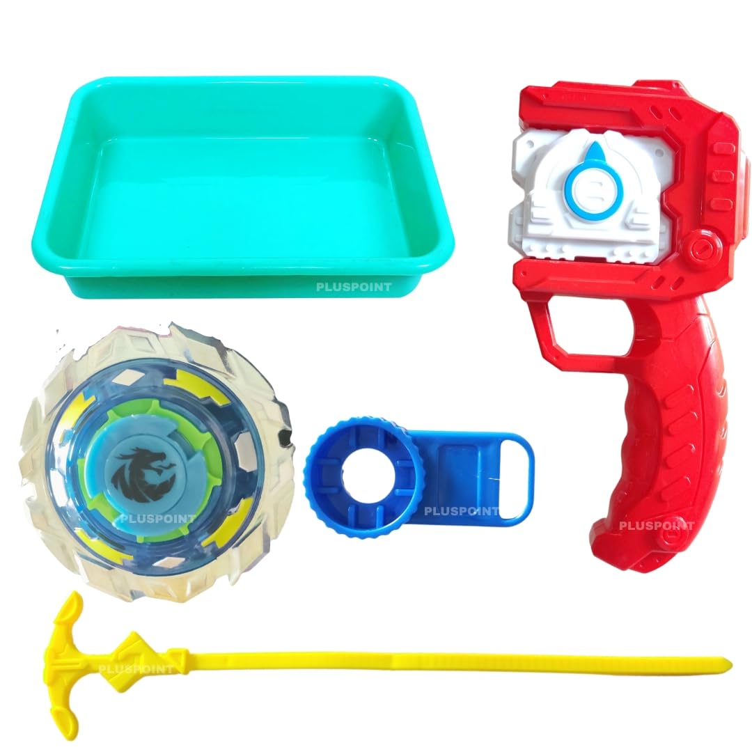 Battling Top Burst Launcher Grip Toy Blade Set Gyros Blades Battling Tops Metal Fusion Starter Set with Launchers Gift Toys for Boys Kids Children Age 6+