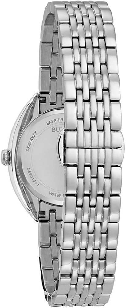 Bulova Orologio Analogico al Quarzo da Donna con Cinturino in Acciaio Inox 96R212 Bulova Orologio Analogico al Quarzo da Donna con Cinturino in Acciaio Inox 96R212