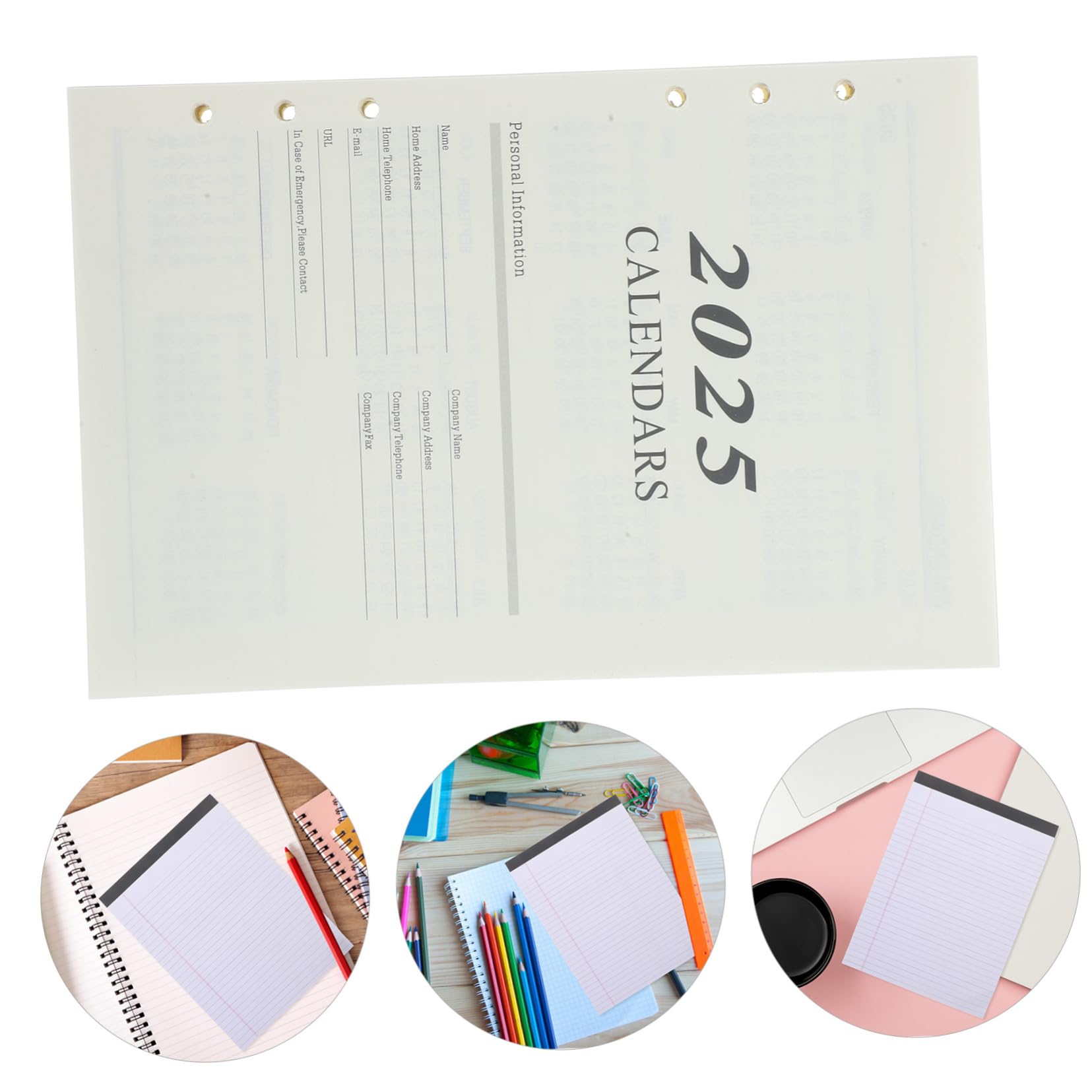 SEWACC A4 Abreiß Notizblock Liniert, 4 Stück-pack Papier für Notizen