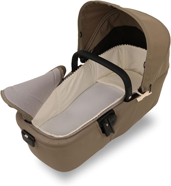 Tititnins© - Funda Cubre Capazo sin Vuelta para Joolz AER 2 | Permite Llevar el cubrepies del capazo | Cuco Bebé recién Nacido | 100% Algodón | Pique Blanco - 4