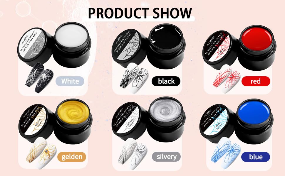 Gel para uñas Sliver the Spider 5G colección artística miniatura 3