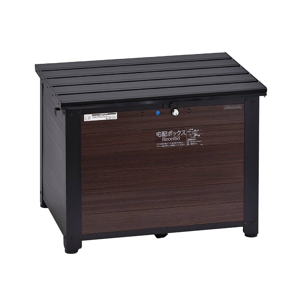 ☆宅配ボックス大容量1ドア　グリーン 宅配ボックス 一戸建て用 大容量 大型 屋外 宅配 ボックス 置き