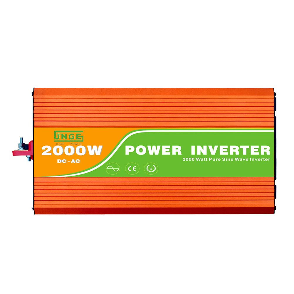 POWER Pure Sine Wave Inverter 2000w Peak 4KW dc/ac Power Inverter with Solar Charger for Home Use in Off-Grid Solar System (12V)