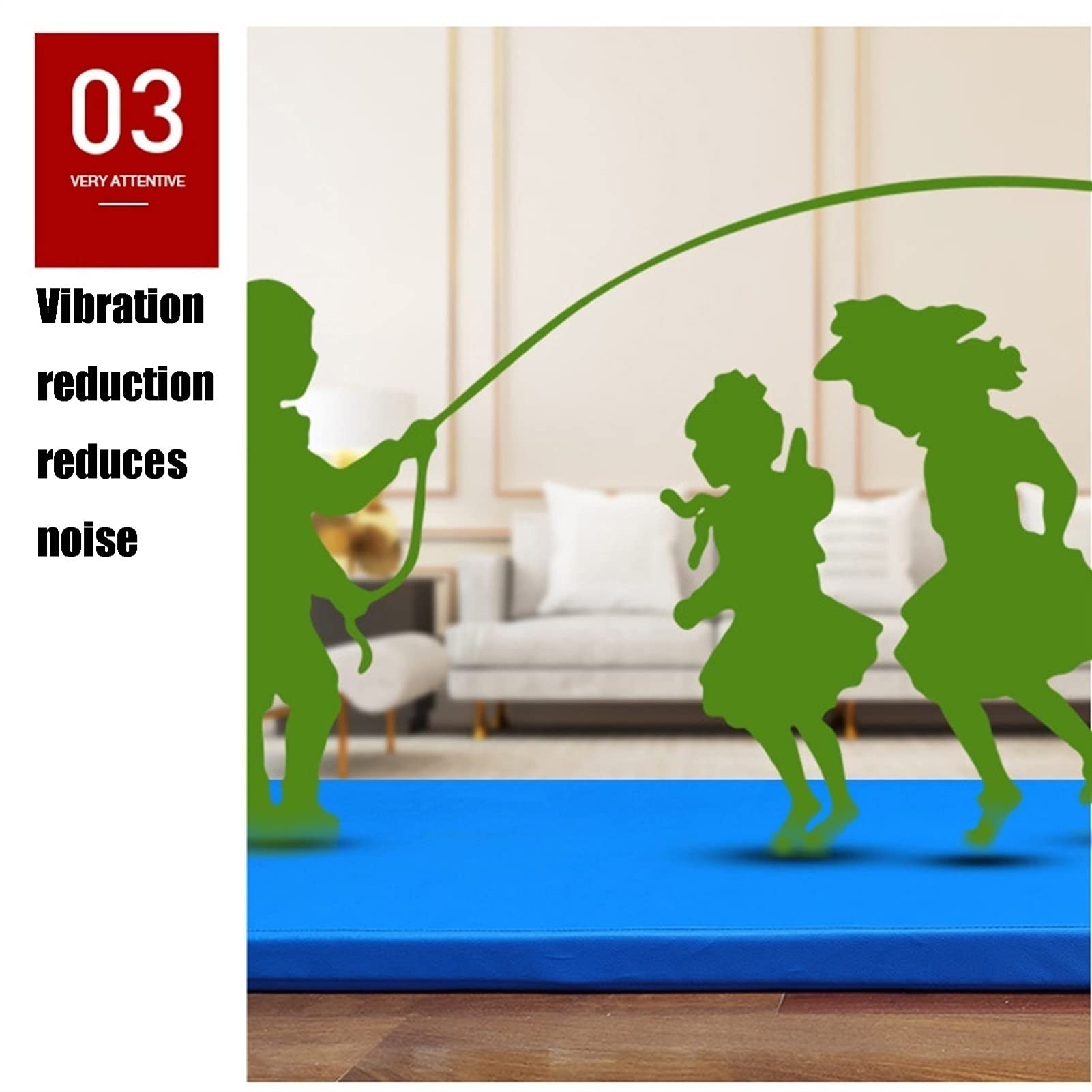 Tappetino Pieghevole Ginnastica Elastico Elevato PU. Ginnastica per Esercizi, Tappetino Pieghevole con Manico, casa, Palestra, Fitness Tappetino 180x80 cm (Color : Red, Size : 180x80x3cm)
