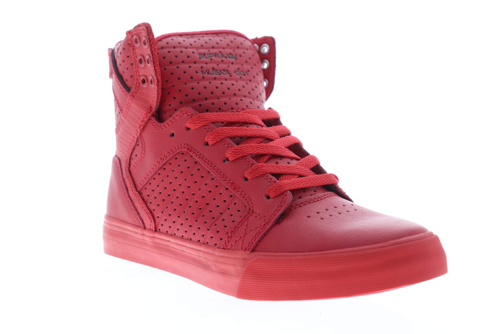 Supra Mens Skytop Red Skate Inspired Sneakers Shoes