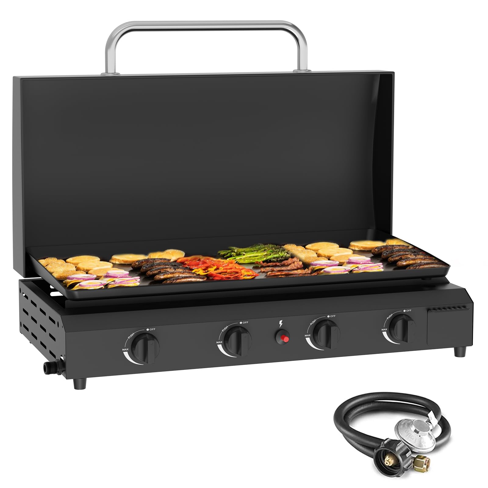 SKOK 4 Burner Gas Griddle