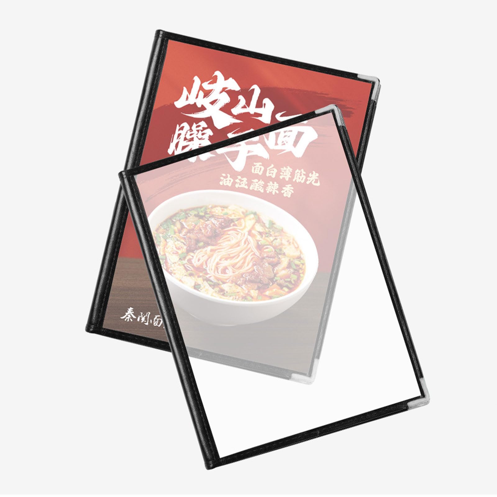 10 Piezas,Libro de menú de Restaurante,Cubiertas de menú,Transparente Restaurante Menu Cubierta,menú del Restaurante,con Esquinas Decorativas,para Bar,cafetería,Restaurante.