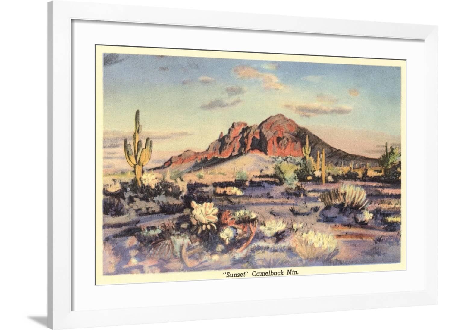 Amazon.com: ART.COM Wall Art Print Sunset, Camelback