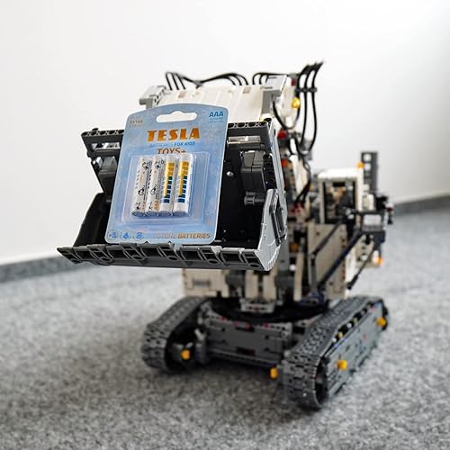 Miniatura 4 de Tesla Toys+ Baterías para niños, pilas alcalinas AAA de máxima potencia, 10 años de vida útil, una batería de larga duración, sin fugas, LR03, 4