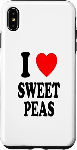 Vista 16 de iPhone 12 mini I Heart (Love) Sweet Peas Gardening Botany Botanist Case