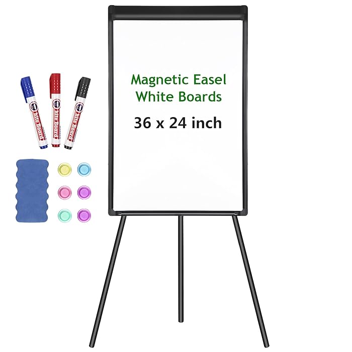 Buy Easel Whiteboard, Portable Dry Erase Easel Board, 36 x 24