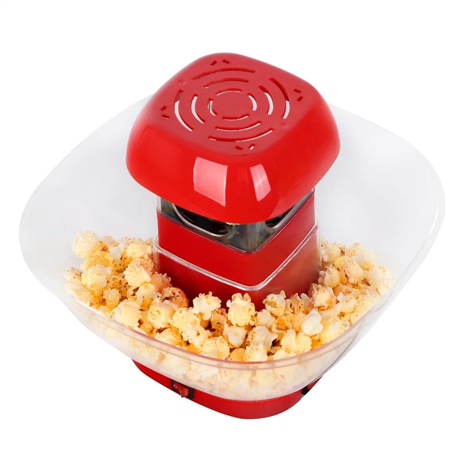 Palomitero para cine en casa Máquina eléctrica portátil for hacer palomitas de maíz, 1200W, aire caliente, máquina for, escritorio cocina, Mini fabricante DIY