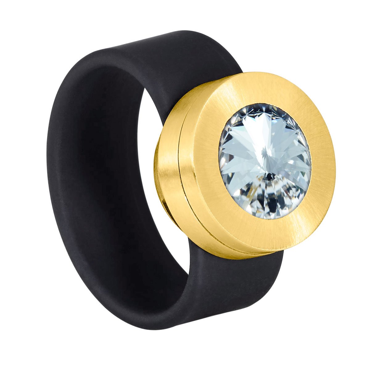 Heideman Ring Colori Damen Wechselstein Zirkonia weiß Edelstahl