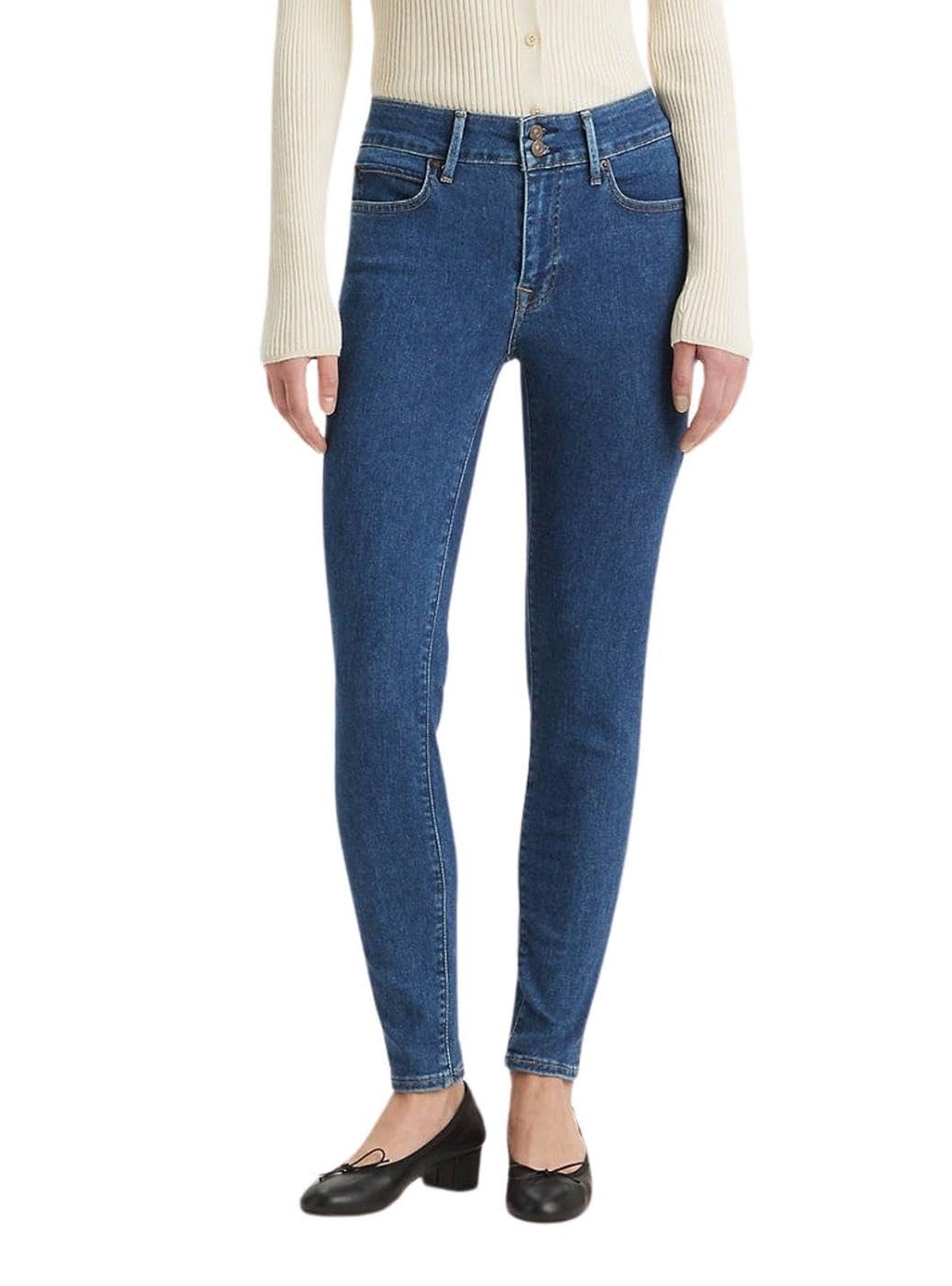 Levi's Women's 711 Double Button Jeans, Slight Twist, 26W x 32L