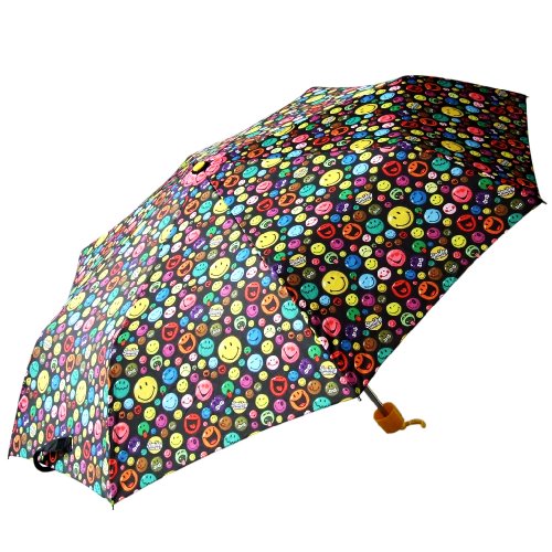 BB Designs-SM - 10 AU Visage Femmes-Parapluie Multicolore, bigarré (bigarré) - AU-SM-10
