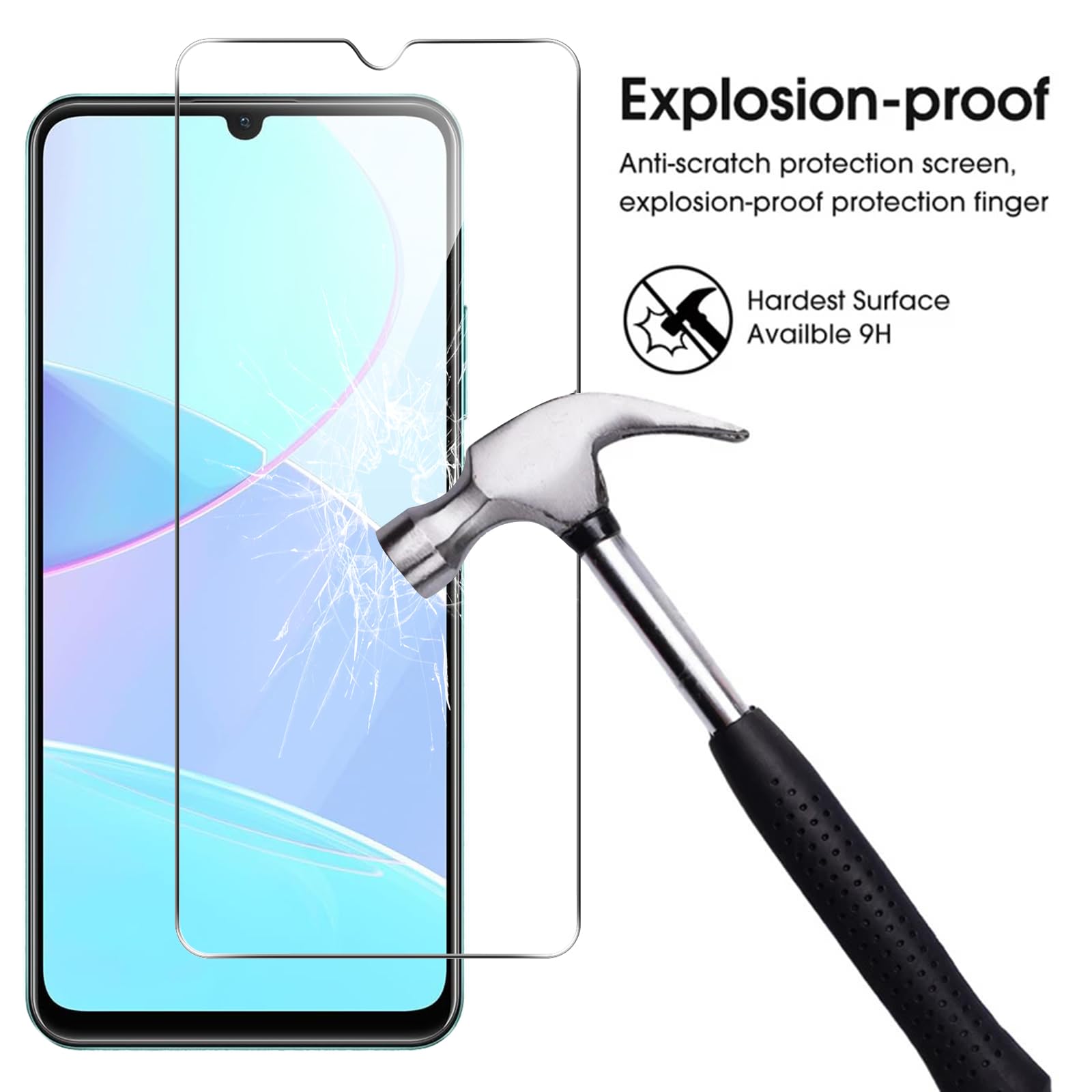 Smart Engineered Pellicola Protettiva TPU 3D Per OnePlus Nord 2 5G [2 Pezzi] - Trasparente, Sensore Impronte Funzionante - 5