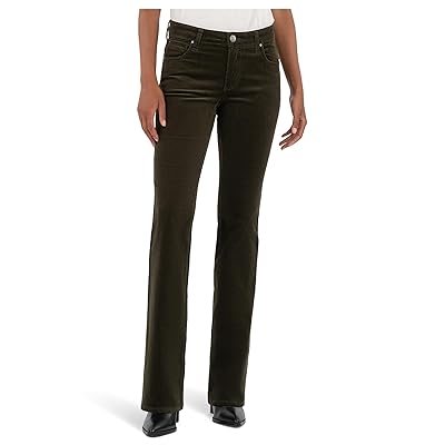 KUT from the Kloth Natalie Corduroy Bootcut in Olive Women