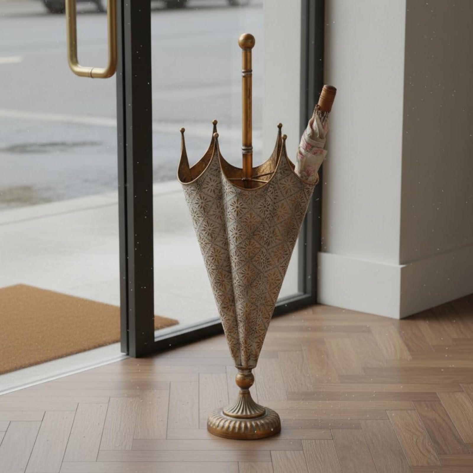 Baoblaze Soporte Decorativo para con Cuerpo Decoración Geométrica Estructura Duradera de Hierro Antiguo Adecuado para Organización del Hogar Sala