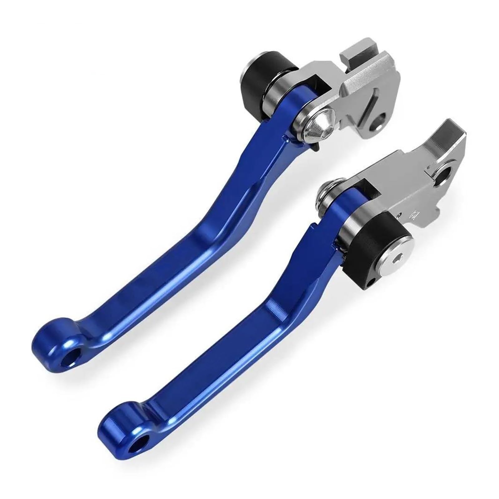 Yaxfbrhgc Blue For Yamaha Dt125 Dt 125 1987-2005 Cnc Aluminum Motorcoss Pit Dirt Bike Pivot Foldable Brake Clutch Levers With(Blue)