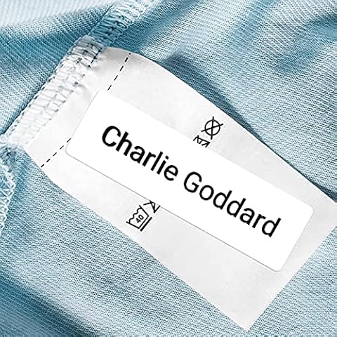 No Iron, No Sew Personalised Stick On Care Home Clothing/Equipment Name Labels - Pack of 50 Cover