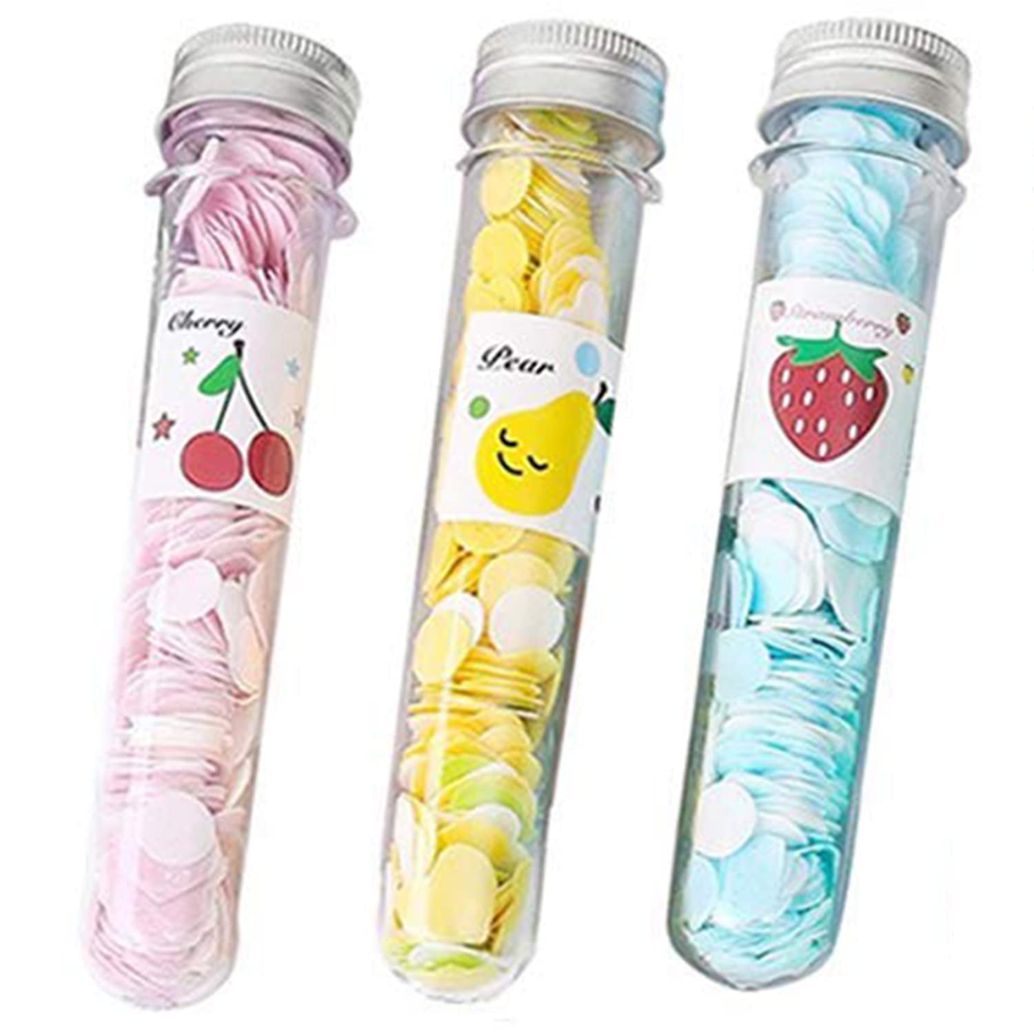 Economical Store 91 Pack of 3 Designer Paper Soap Tube Shape Bottle Paper Soap Clean Soft Bath For Travel, For Personal Hand Washing Disposable Confetti Cleaning (3 Pcs)-image-16