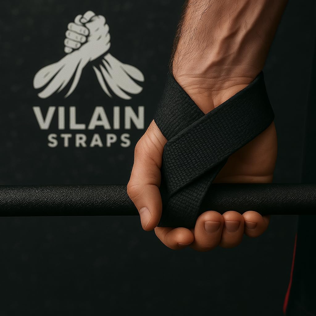Strap Academia Musculação Preto Tala Fita Treino Costas Straps Strap Academia Musculação Preto Tala Fita Treino Costas Straps